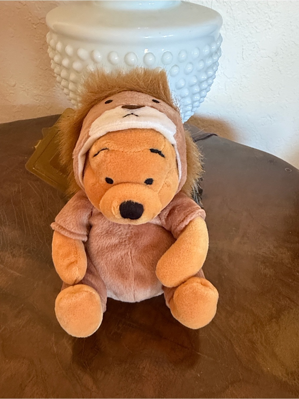Disney Vintage Winnie the Pooh dressed in a lion outfit